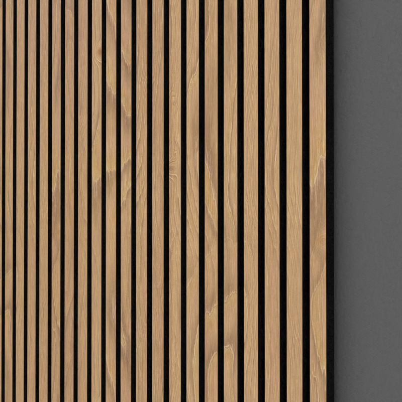 Panel Decorativo de Madera Tipo Lambrin